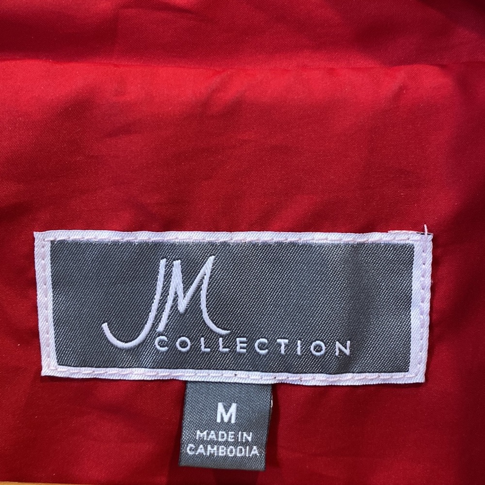 JM Collection Rain Jacket Size M - Picture 5 of 8